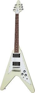 Электрогитара Gibson 70s Flying V EU, белая