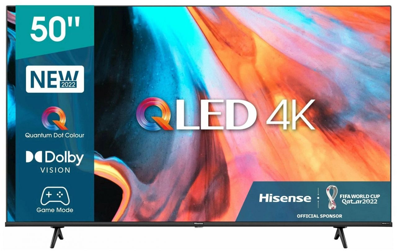 Телевизор Hisense 50E7HQ 2022 QLED, Quantum Dot