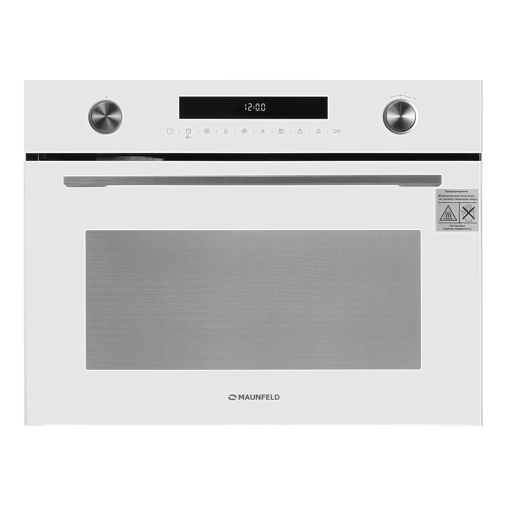 Компактный духовой шкаф с функцией СВЧ MAUNFELD MCMO5015MFW RU