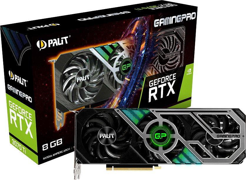 Видеокарта Palit GeForce RTX 3070 Ti GamingPro EU