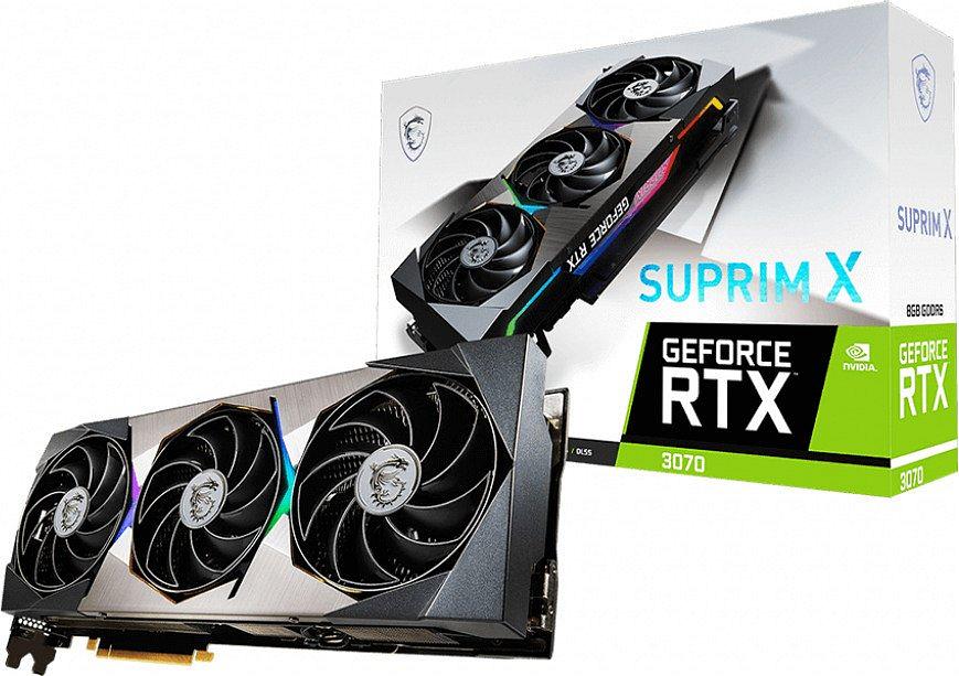 Видеокарта MSI GeForce RTX 3070 SUPRIM X 8G LHR EU