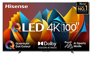 Телевизор QLED Hisense 100" 100E7NQ RU (2024)