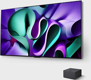 Телевизор LG 83" OLED evo M4 OLED83M4, серебристый (с настенным креплением)