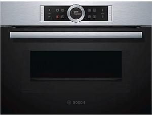 Комбинированный духовой шкаф Bosch CMG633BS1 Serie 8