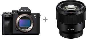 Камера Sony A7 IV + объектив 85 мм f/1,8 EU