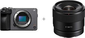 Камера Sony FX30 + объектив E 11 мм f/1,8 EU