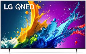 Телевизор LG 86QNED80T6A.ARUB (2024), черный