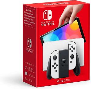 Игровая консоль Nintendo Switch OLED, белая EU