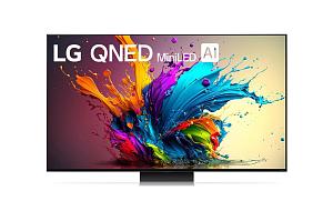 Телевизор LG 86QNED91T6A RU (2024), черный