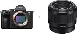 Камера Sony A7 III + объектив FE 50mm 1.8 EU